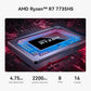 MINI PC RYZEN 7 7735HS, 24GB RAM, 500GB SSD