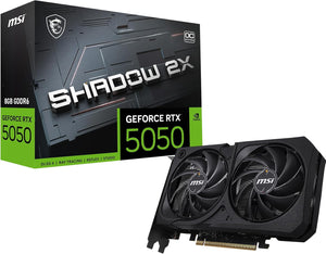 TARJETA DE VIDEO SHADOW 2X RTX 5050 8GB GDDR6 OC EDITION