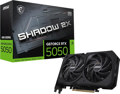 TARJETA DE VIDEO SHADOW 2X RTX 5050 8GB GDDR6 OC EDITION