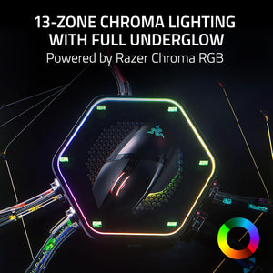 MOUSE GAMING INALAMBRICO BASILISK V3 PRO 35K BLACK CHROMA RGB RZ01-05240100-R3U1