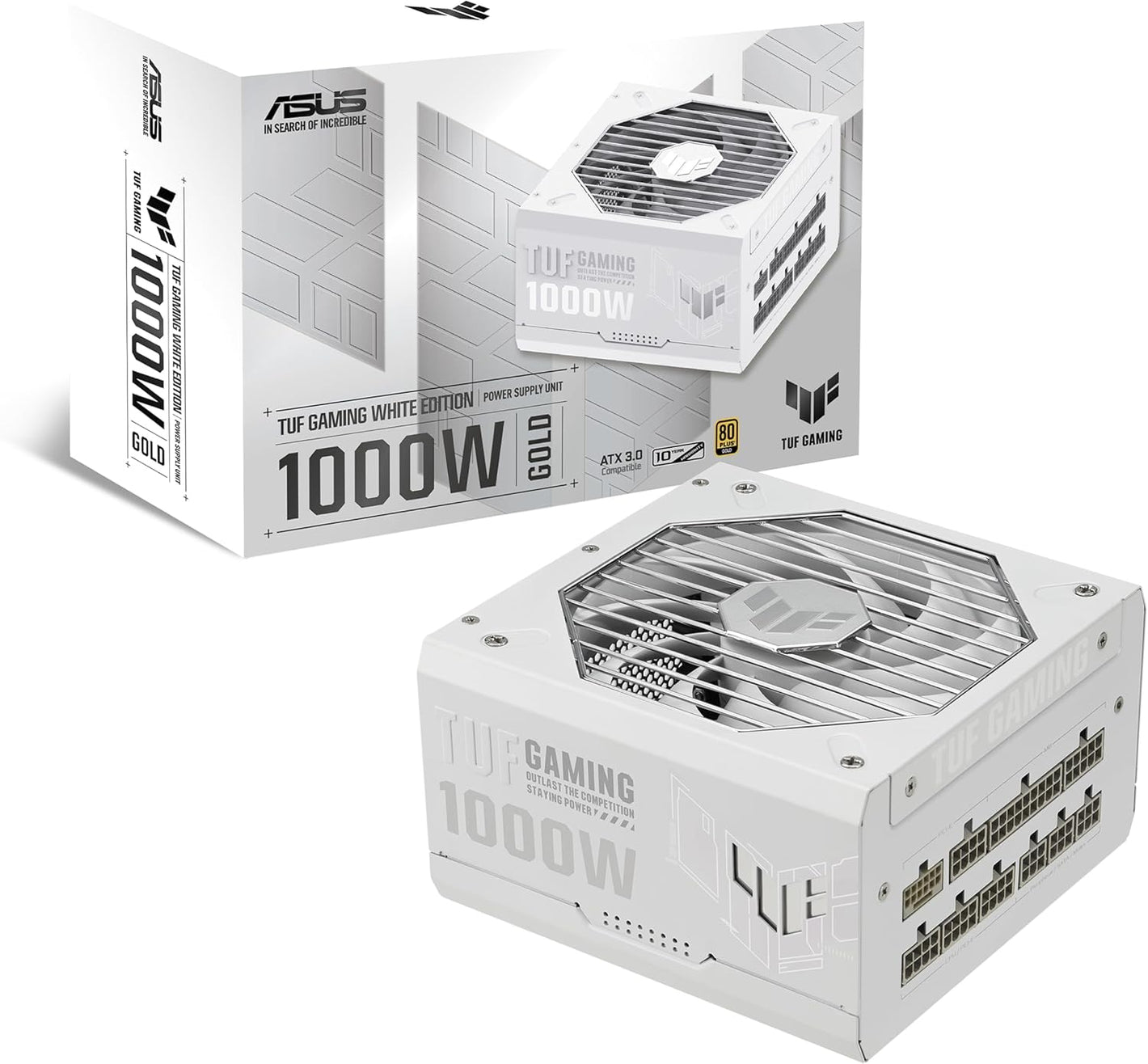 FUENTE DE PODER 1000W TUF GOLD ATX 3.1 WHITE
