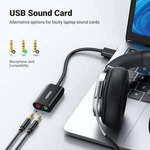 ADAPTADOR DE AUDIO US205 USB-A A 3.5MM 48KHZ