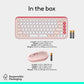 TECLADO Y MOUSE INALAMBRICO POP ICON ROSA