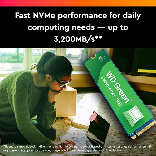 ESTADO SOLIDO INTERNO NVME SSD SN350 M.2 2TB GREEN