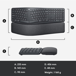 TECLADO ERGONOMICO ERGO K860 INGLES