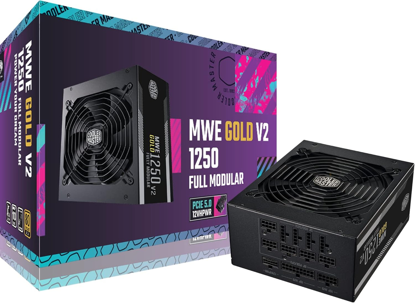 FUENTE DE PODER NWE GOLD V2 1250 FULL MODULAR ATX3.0