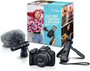 CAMARA PROFESIONAL EOS R50 CREATOR COMBO KIT