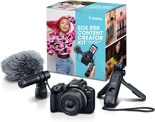 CAMARA PROFESIONAL EOS R50 CREATOR COMBO KIT