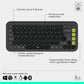 TECLADO Y MOUSE INALAMBRICO POP ICON BLACK/YELLOW