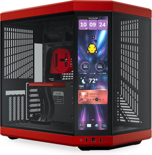 CASE Y70 TOUCH INFINITE TORRE MEDIA VIDRIO TEMPLADO ROJO