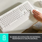 TECLADO SIGNATURE K650 BLANCO INGLES
