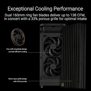 CASES GAMING PRO ART PA401 NEGRO