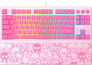 TECLADO GAMING CON CABLE ORNATA V3 TENKEYLESS KITTY RZ03-04881900-R3M1
