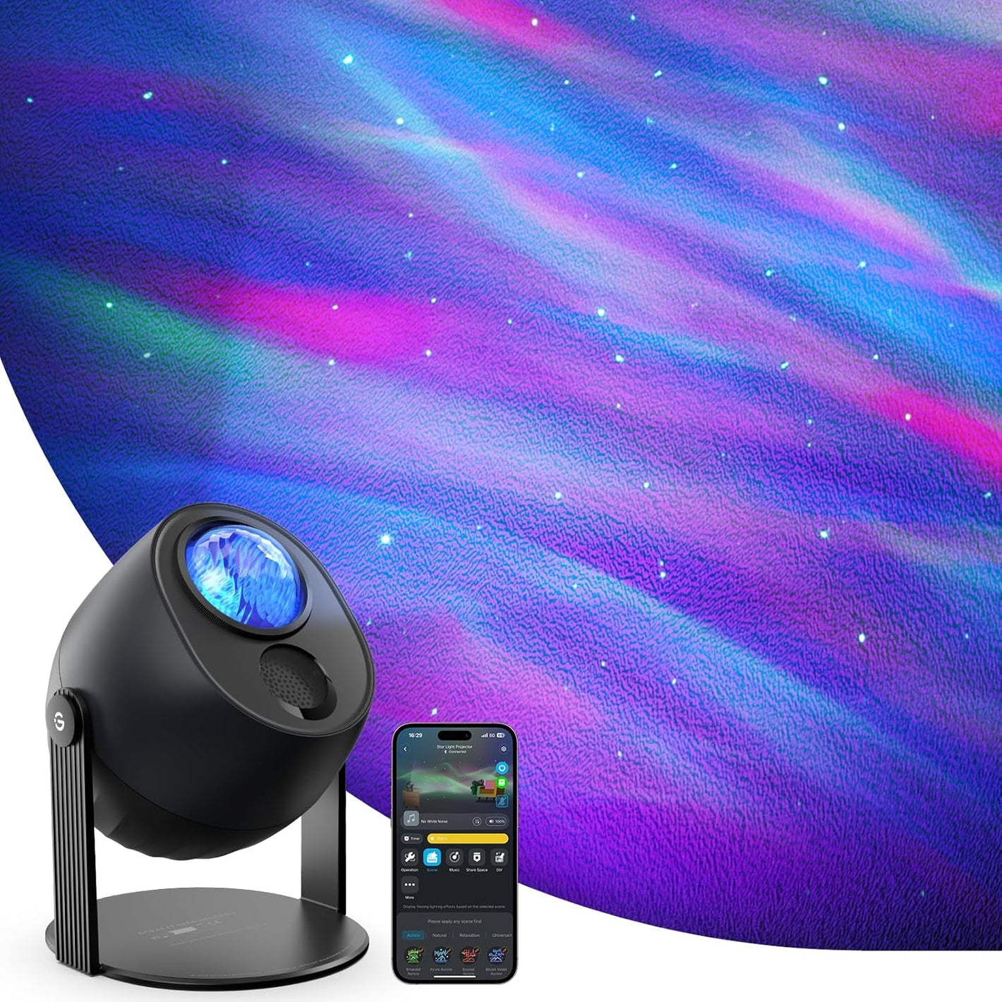 PROYETOR DE LUZ DE ESTRELLAS H6093 AURORA