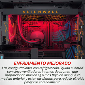 PC GAMING R15 ALIENWARE AURORA AWAUR15-A797BLK-PUS RYZEN 7 7700X 16GB RAM 1TB 4070TI 12GB W11