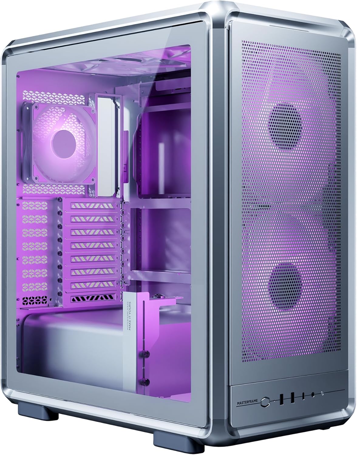 CASE MASTERFRAME 500 MESH ATX ARGB SILVER