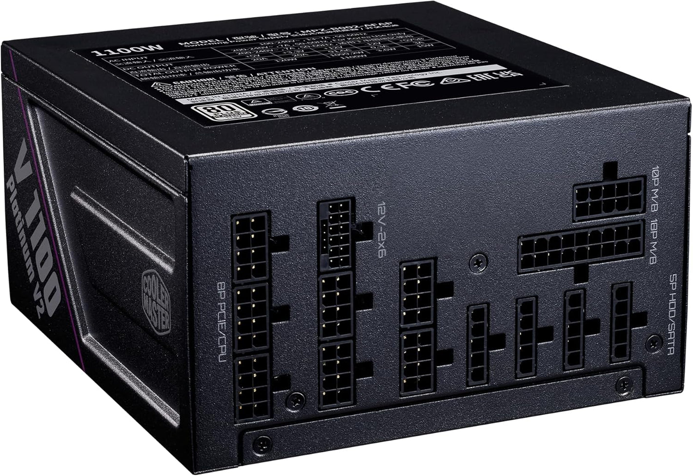 FUENTE DE PODER 1100 V PLATINUM V2 ATX 3.1 BLACK