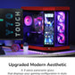 CASE Y70 TOUCH INFINITE TORRE MEDIA VIDRIO TEMPLADO ROJO