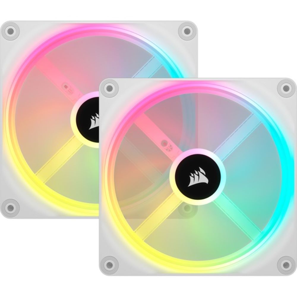 KIT DE VENTILADORES QX140 RGB STARTER KIT WHITE