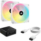 KIT DE VENTILADORES QX140 RGB STARTER KIT WHITE