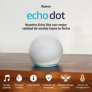 BOCINA BLUETOOTH ECHO DOT (5TH GEN) GRIS