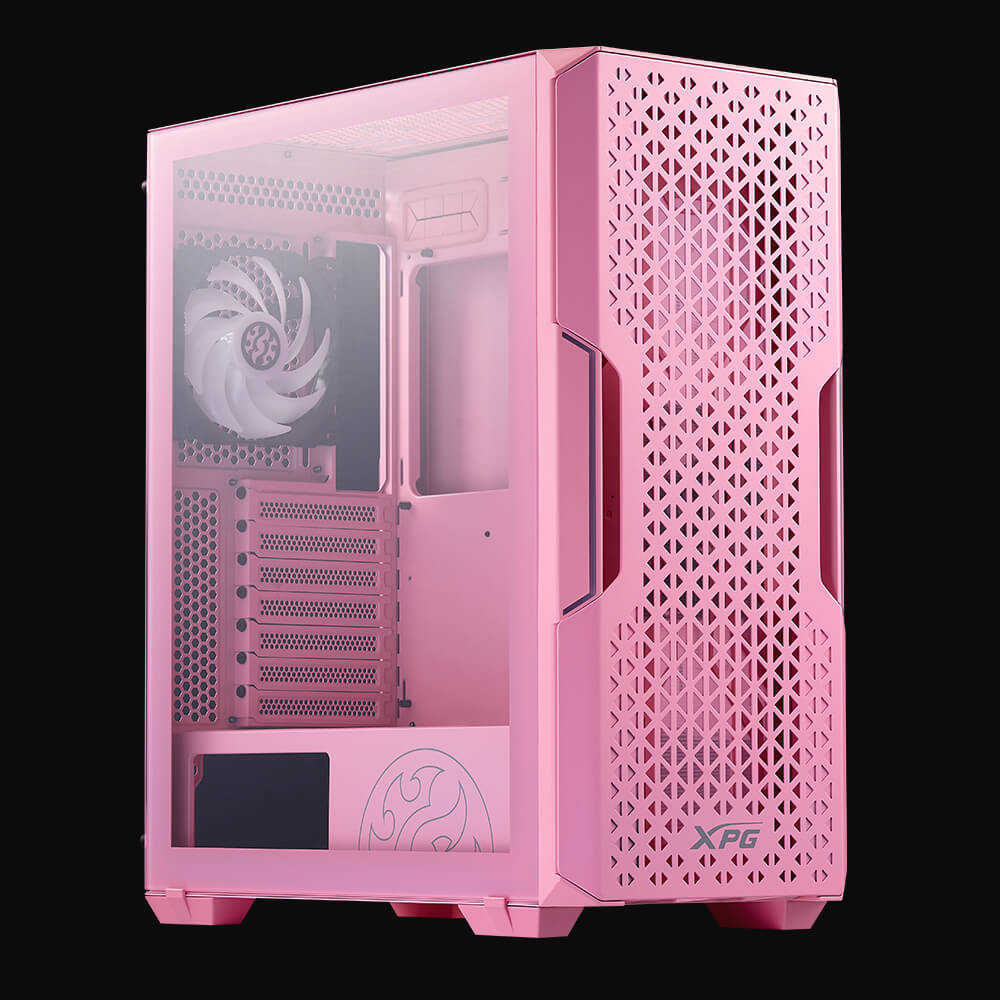 CASE GAMING COMPACT MID TOWER STARKER AIR PINK