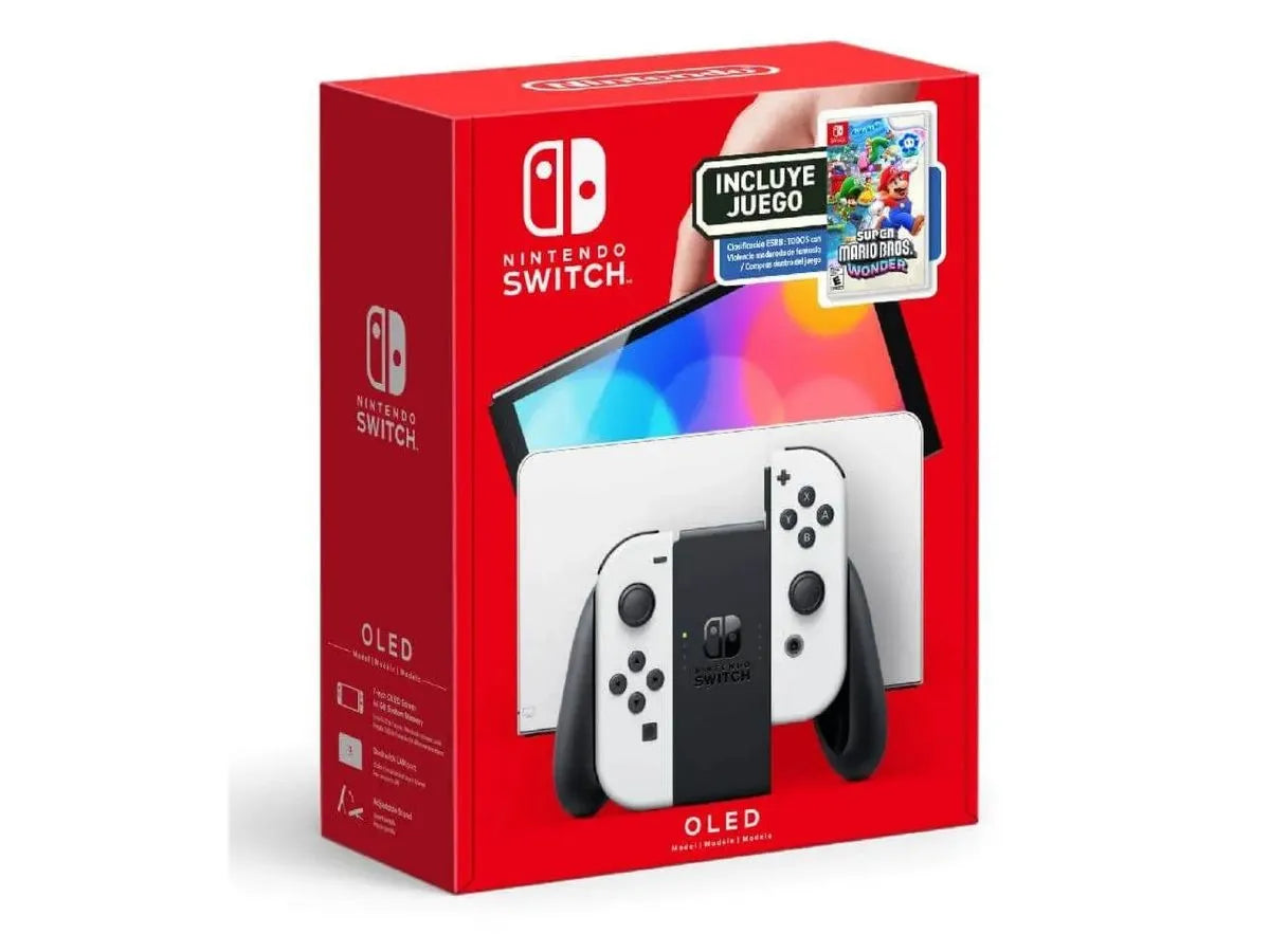 NINTENDO SWITCH OLED INCLUYE JUEGO SUPER MARIO BROS WONDER