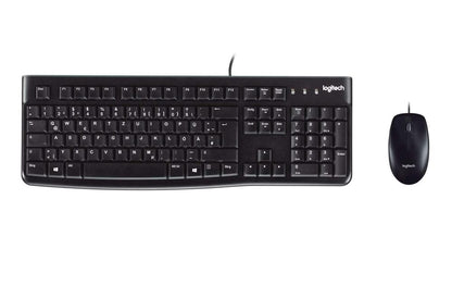 COMBO TECLADO Y MOUSE ALAMBRICO MK120 - ES