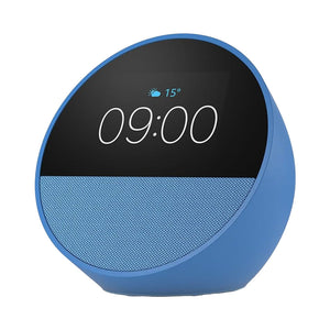 BOCINA BLUETOOTH ECHO SPOT SMART CON RELOJ CELESTE