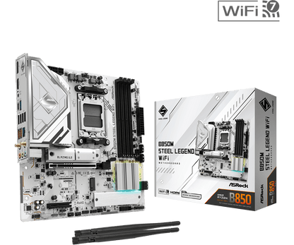 MOTHERBOARD B850M STEEL LEGEND WIFI SOCKET AM5