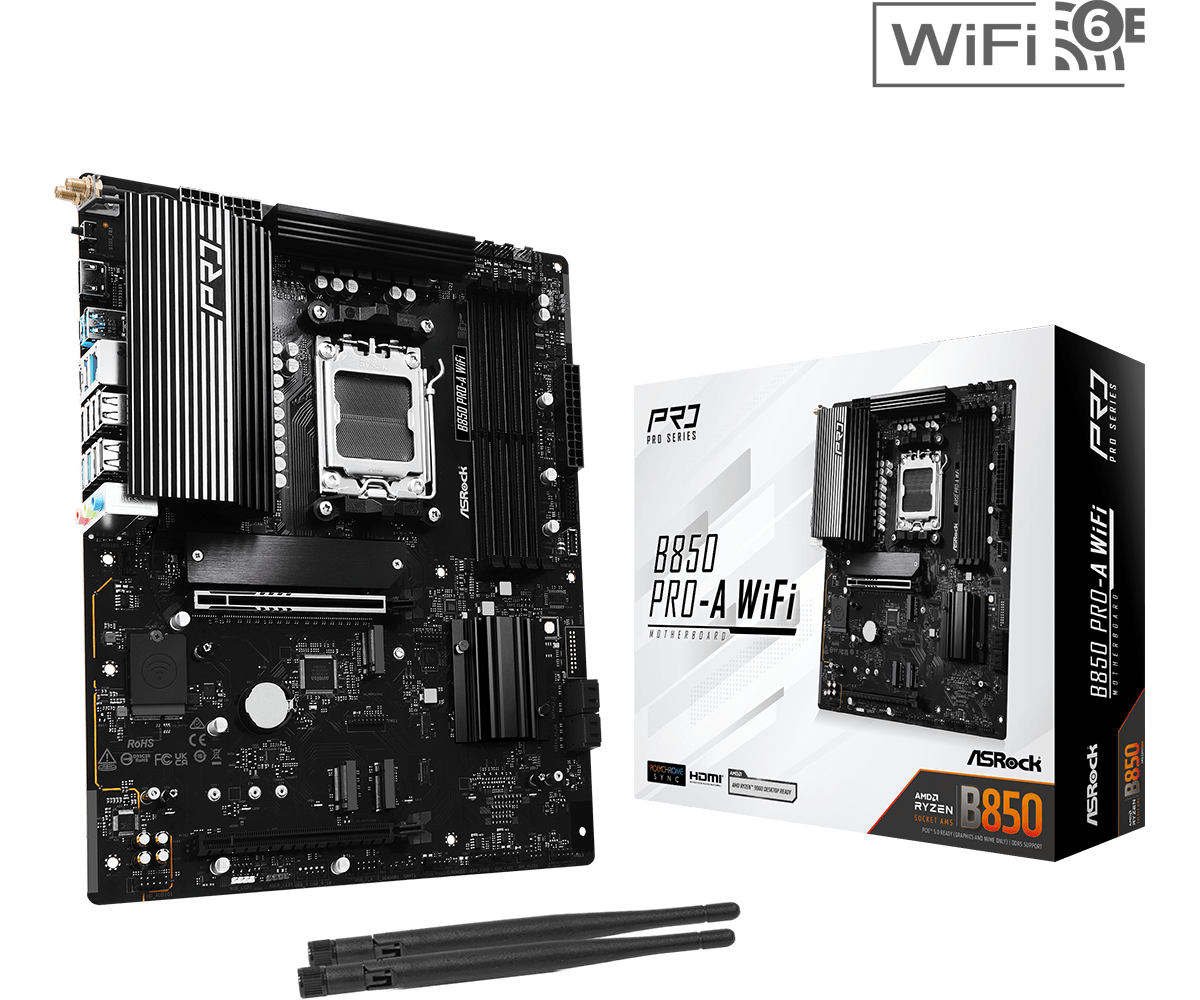 MOTHERBOARD B850 PRO - A WIFI SOCKET AM5