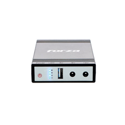 UPS FORZA Y CARGADOR PORTÁTIL DE 24W, PTO USB, SALIDAS DE 5/9/12VCC DC-140USB