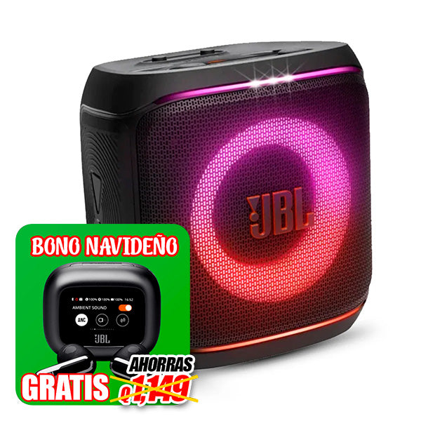 BOCINA PORTATIL PARTYBOX ENCORE ESSENTIAL 2 + LIVE FLEX 3 BLACK