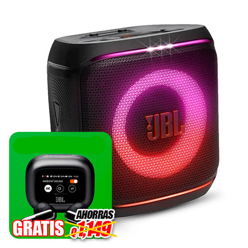 BOCINA PORTATIL PARTYBOX ENCORE ESSENTIAL 2 + LIVE FLEX 3 BLACK