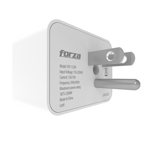 Forza FSP-112W Surge 110/220V 600J 1-NEMA Wall Plug WH