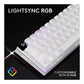 TECLADO PRO X 60 LIGHTSPEED GX OPTICAL TACTILE BLANCO