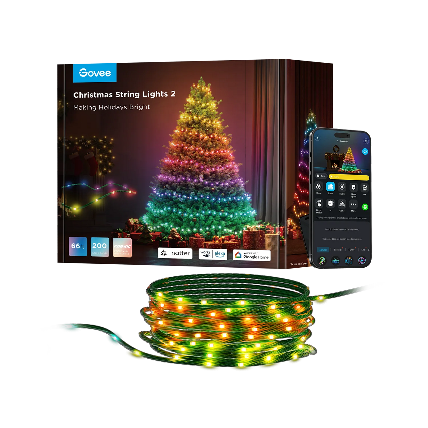 LUCES NAVIDEÑAS H70C21D1 66FT