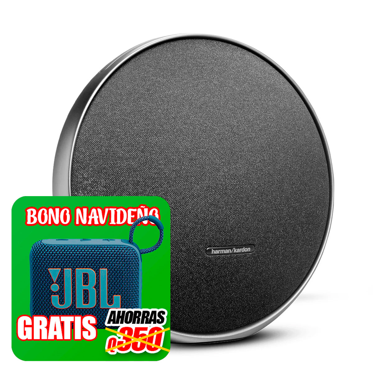 BOCINA ONYX STUDIO 9 - NEGRA + BOCINA GO4 AZUL