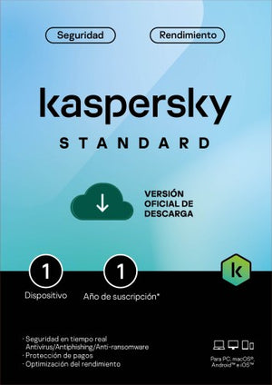 ANTIVIRUS STANDARD 1 DISPOSITIVO 12 MESES - PC, MAC, ANDROID, IOS