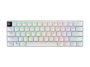 TECLADO PRO X 60 LIGHTSPEED GX OPTICAL TACTILE BLANCO