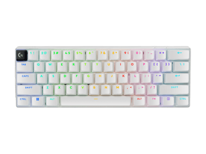 TECLADO PRO X 60 LIGHTSPEED GX OPTICAL TACTILE BLANCO