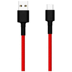 CABLE BRAIDED USB TYPE-C 100CM RED