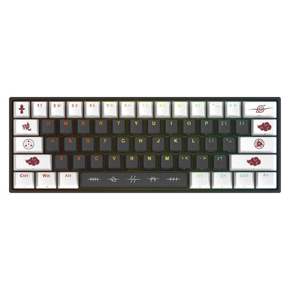 TECLADO GAMING KX-400 AKATSUKI NARUTO SHIPPUDEN