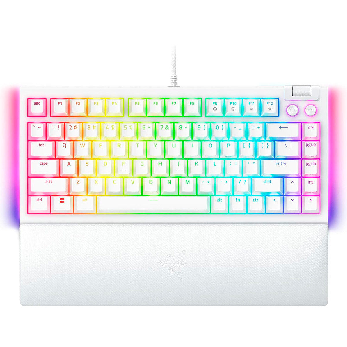 TECLADO MECANICO BLACKWIDOW V4 75% WHITE US