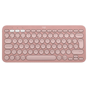 TECLADO PORTATIL BLUETOOTH PEBBLE KEYS 2 K380S ROSA