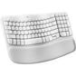 TECLADO INALAMBRICO ERGONOMICO WAVE KEYS BLANCO