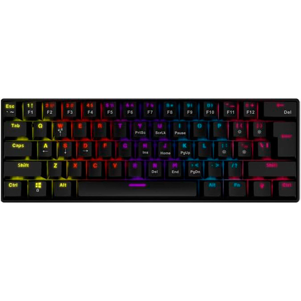 TECLADO GAMING MECANICO SUMMONER MINI RED SWITCH NEGRO