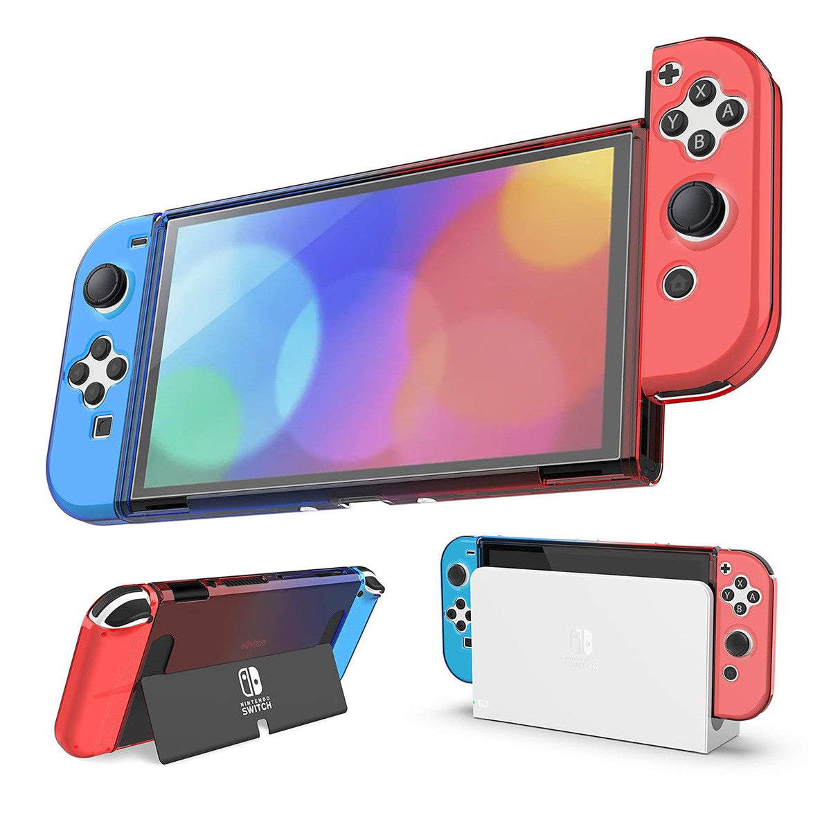 PROTECTOR PARA NINTENDO SWITCH AZUL ROJO