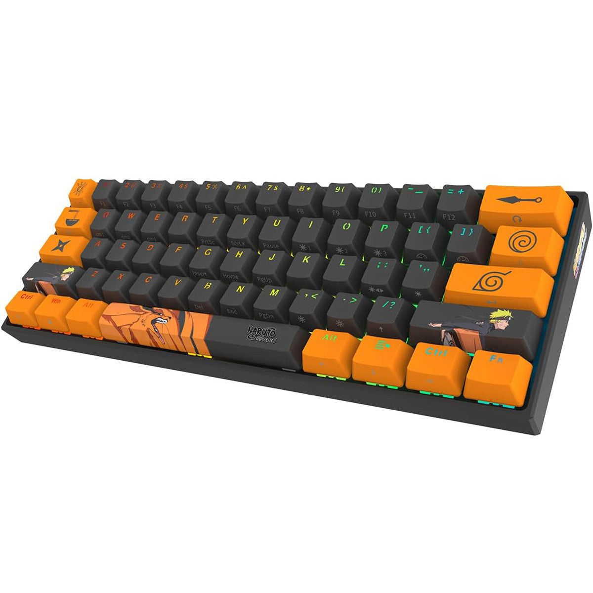 TECLADO GAMING KX-400 LEAF NINJA NARUTO SHIPPUDEN