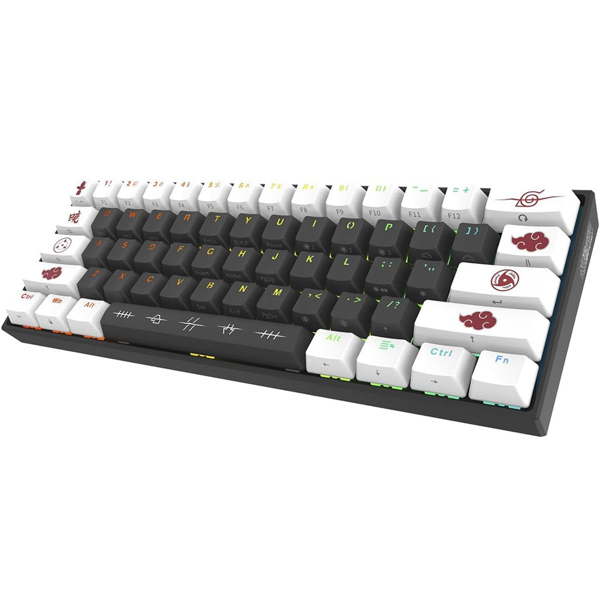 TECLADO GAMING KX-400 AKATSUKI NARUTO SHIPPUDEN